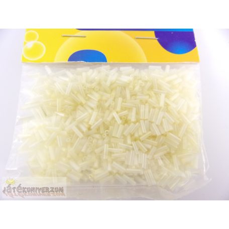 Bisuteria üveg szalma gyöngy csomag