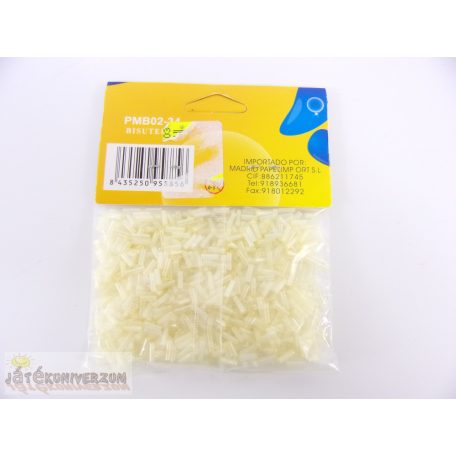 Bisuteria üveg szalma gyöngy csomag