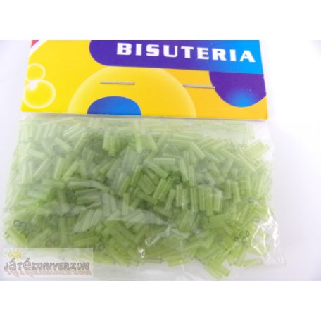 Bisuteria üveg szalma gyöngy csomag