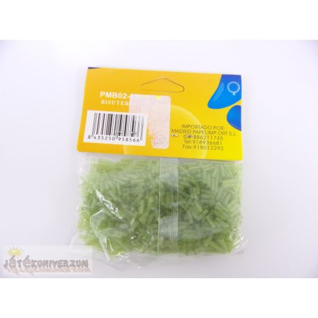 Bisuteria üveg szalma gyöngy csomag