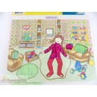 Woodkins öltöztetős játék