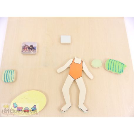 Woodkins öltöztetős játék