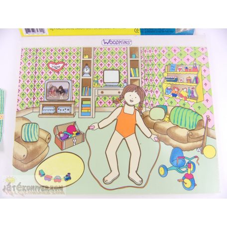 Woodkins öltöztetős játék