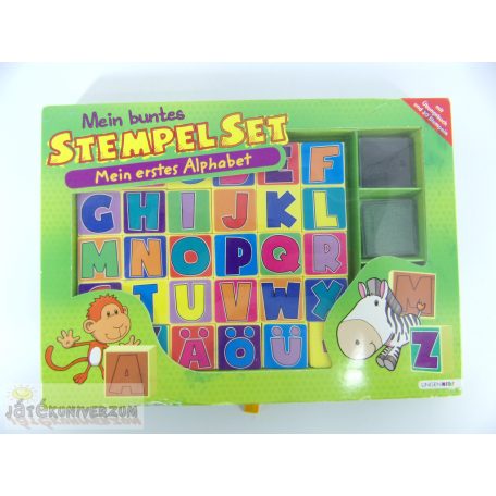 Stempelset gyermekbélyeg pecsételő nyomda játék