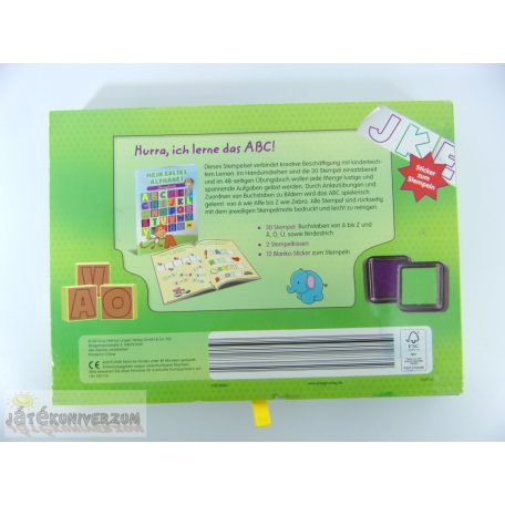 Stempelset gyermekbélyeg pecsételő nyomda játék