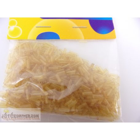 Bisuteria üveg szalma gyöngy csomag