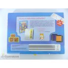 Stempelset gyermekbélyeg pecsételő nyomda játék