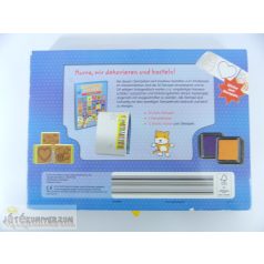 Stempelset gyermekbélyeg pecsételő nyomda játék