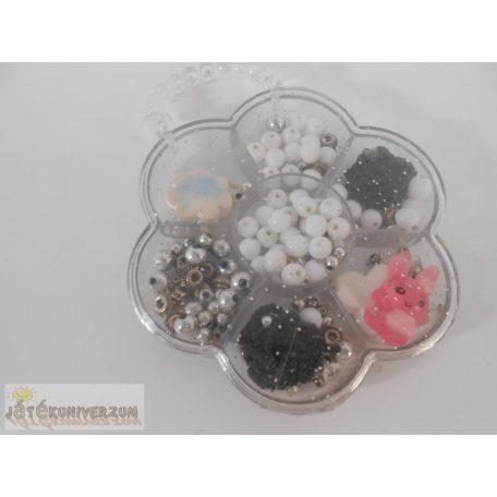 Virág alakú gyöngydoboz készlet