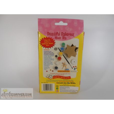 Beautiful Ballerina Music Box kreatív zenedoboz készletet