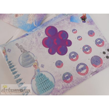 Sambro Disney Frozen Jégvarázs 3D Meltums karakterek készíthető vasalható gyöngy készlet