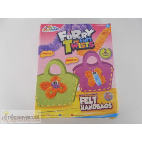 Grafix Furry Fun Twists filctáska készíthető kreatív készlet