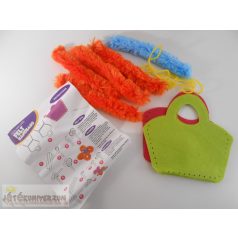   Grafix Furry Fun Twists filctáska készíthető kreatív készlet