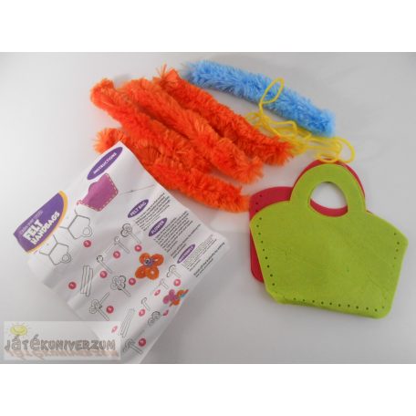 Grafix Furry Fun Twists filctáska készíthető kreatív készlet