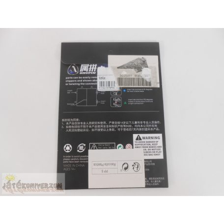 3D fém puzzle makett fémmodell