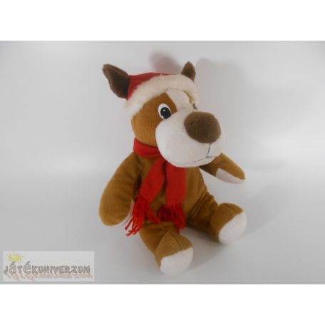 Simba Télapósapkás elemes interaktív kutyus kutya plüss figura