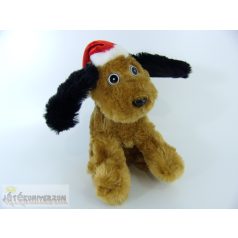 Télapó sapkás kutya kutyus interaktív plüss figura