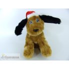 Télapó sapkás kutya kutyus interaktív plüss figura