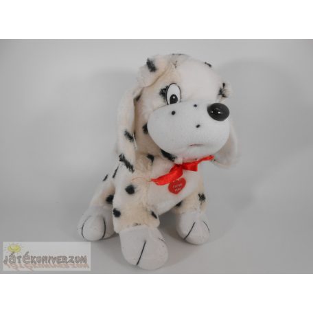 I Love You dalmata kutya kutyus plüss figura