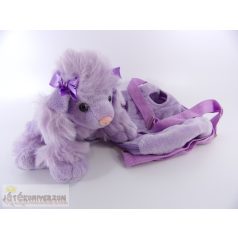   KandyToys Kutya kutyus plüss figura hordozható hátizsákban