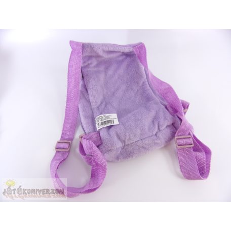 KandyToys Kutya kutyus plüss figura hordozható hátizsákban