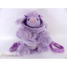 KandyToys Kutya kutyus plüss figura hordozható hátizsákban