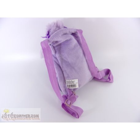 KandyToys Kutya kutyus plüss figura hordozható hátizsákban