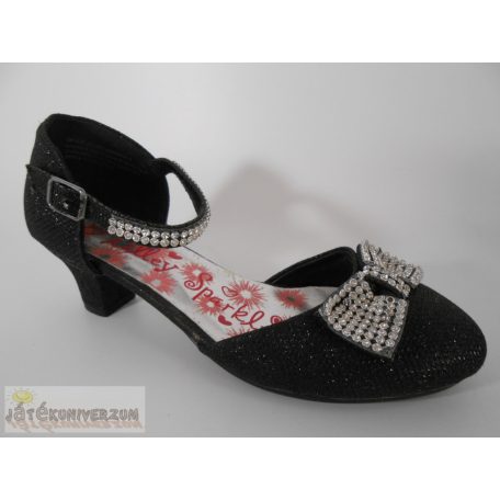 Lilley Sparkle fekete alkalmi cipő 33 méretben (UK1)