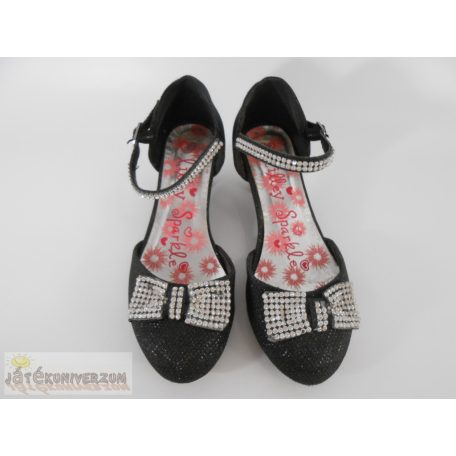 Lilley Sparkle fekete alkalmi cipő 33 méretben (UK1)