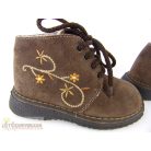 Melania velur bőrcipő 25-ös méretben