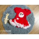 Tüll díszítésű body 6-9 hónaposoknak