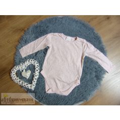 F&F pöttyös hosszú ujjú body 9-12 hónaposoknak
