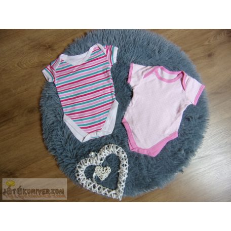 Rövid ujjú body csomag 0-3 hónaposoknak
