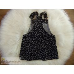   Next leopárd mintás kordbársony kantáros ruha 9-12 hónaposoknak