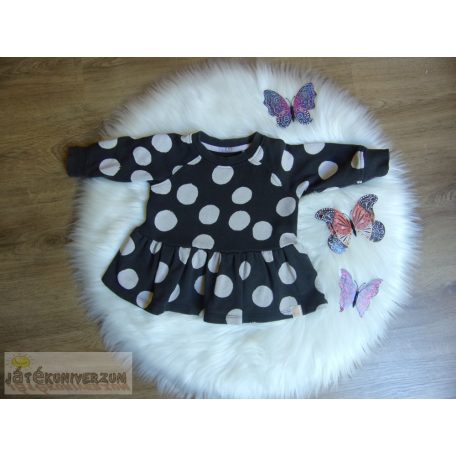 Next pöttyös kis ruha tunika 9-12 hónaposoknak