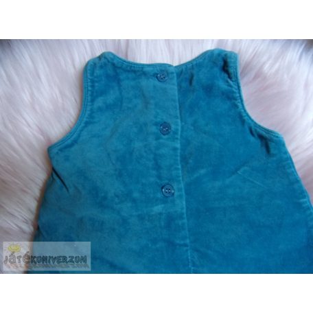 Next baby bársony kis ruha 3-6 hónaposoknak