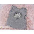 Next ujjatlan felső póló Zebus koll 6-9 hónaposoknak