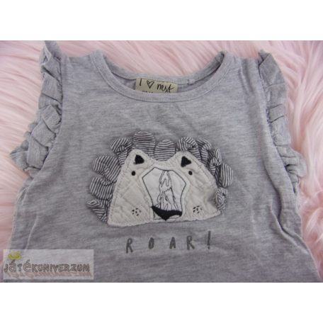 Next ujjatlan felső póló Zebus koll 6-9 hónaposoknak