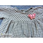 Kocka mintás ruha 9-12 hónaposoknak