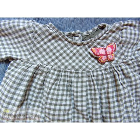 Kocka mintás ruha 9-12 hónaposoknak