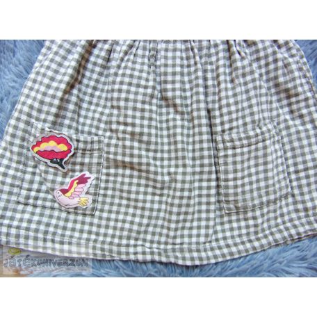 Kocka mintás ruha 9-12 hónaposoknak