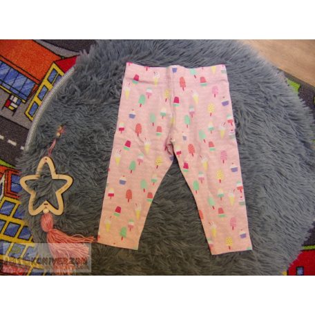 F&F jégkrém mintás leggings 6-9 hónaposoknak