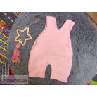 Cica mintás kantáros nadrág 0-3 hónaposoknak