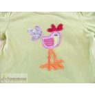 Next madárka kakas mintás felső póló 9-12 hónaposoknak