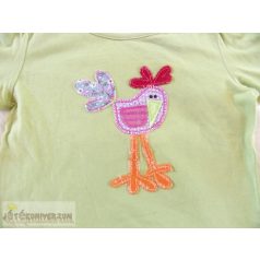 Next madárka kakas mintás felső póló 9-12 hónaposoknak