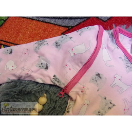 Cica mintás hálózsák 0-3 hónaposoknak