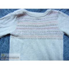   Next hosszított pulóver Angyalkás koll 9-12 hónaposoknak (80cm)