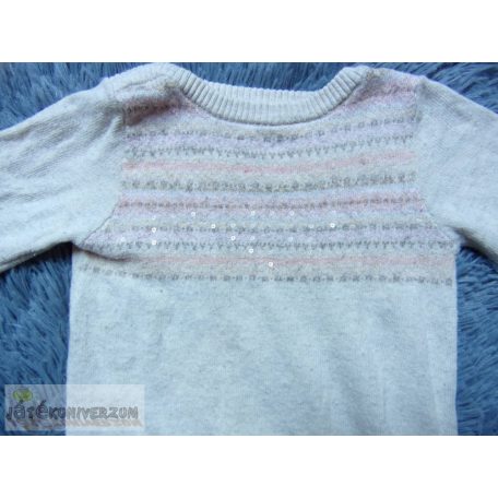 Next hosszított pulóver Angyalkás koll 9-12 hónaposoknak (80cm)