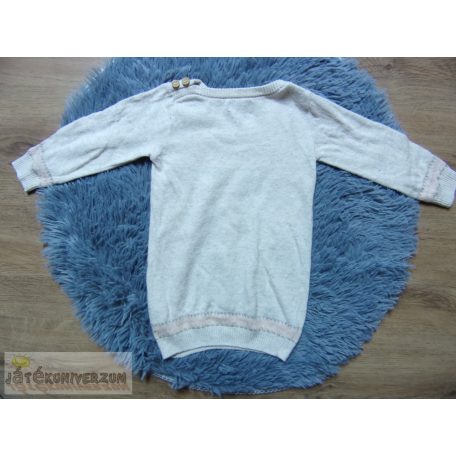 Next hosszított pulóver Angyalkás koll 9-12 hónaposoknak (80cm)