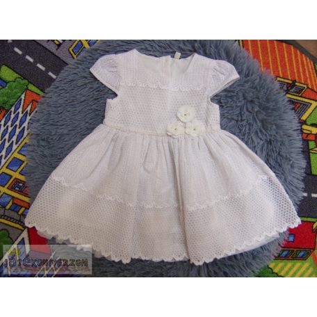 BHS fehér színű ruha 12-18 hónaposoknak